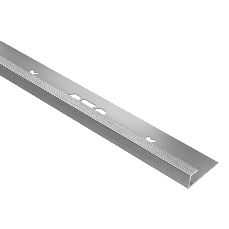 Schluter VINPRO-S-ACGB Brushed Chrome Anodised Aluminium Edge Profile 2 ...