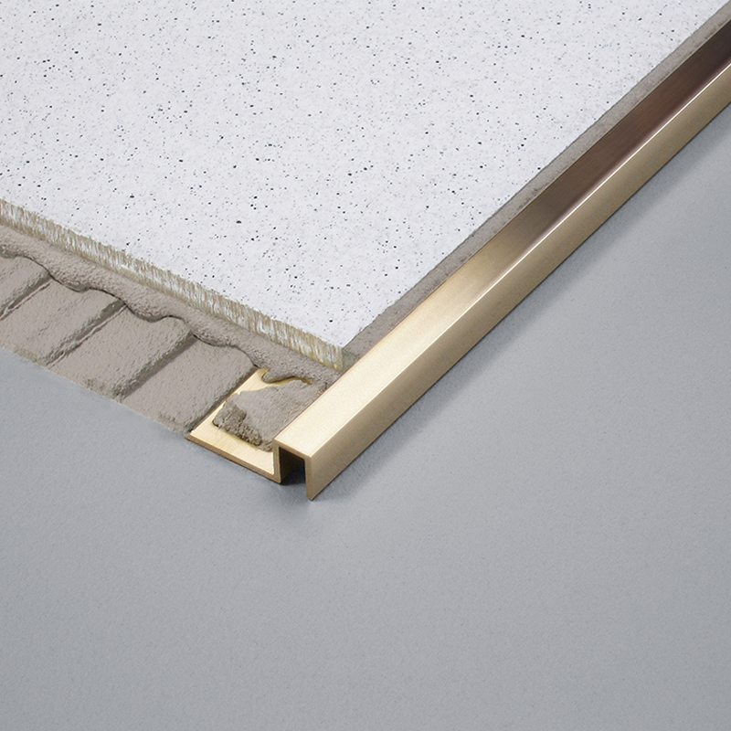 Square Edge Dpm Natural Solid Brass 2 5mm By Dural