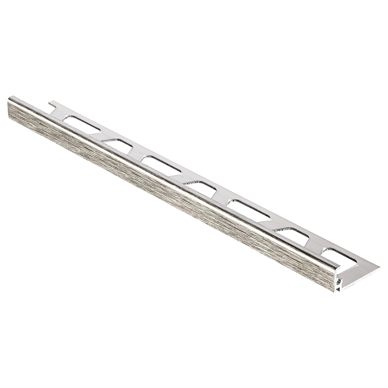 Straight Edge Brushed Chrome Tile Trim JOLLY-ACGB By Schluter | Premium ...