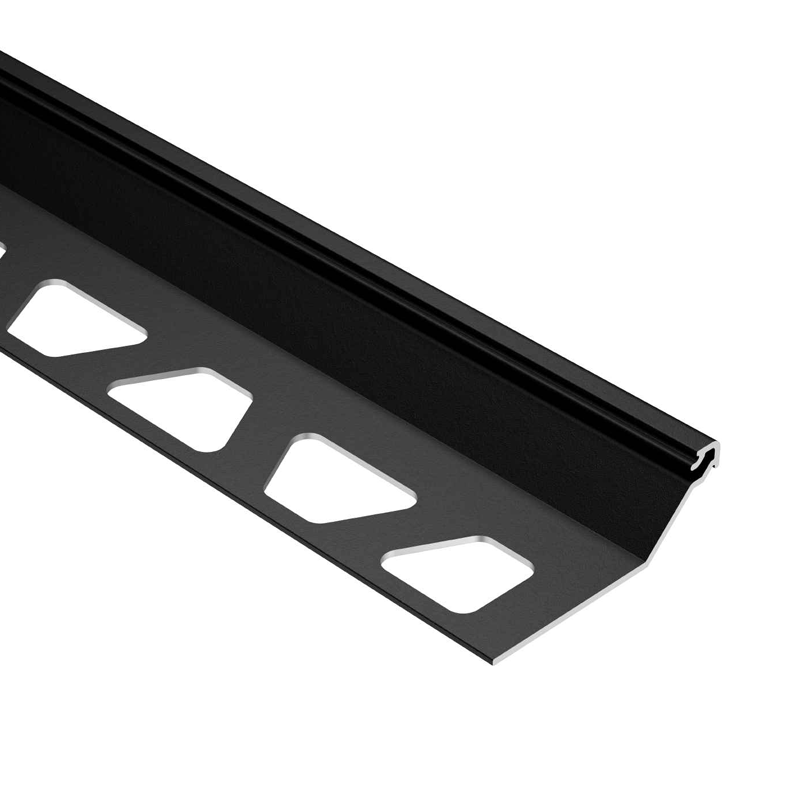 Schluter-FINEC-SQ-MGS Matt Graphite Black Aluminium Finishing Profile 2 ...