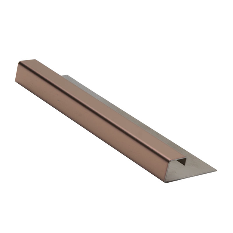 Genesis Square Edge Polished Copper Stainless Steel 304 Tile Trim 2.5 ...